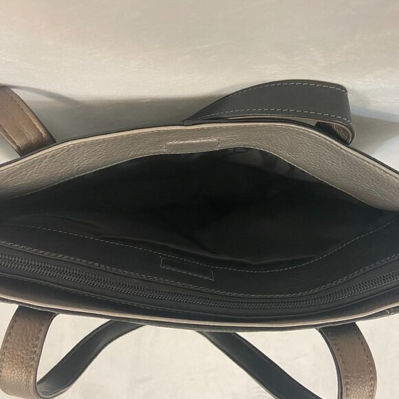 Derek Alexander Purse Shoulder Tote Bag Central Park Style CP8799 Black Leather - Picture 11 of 14